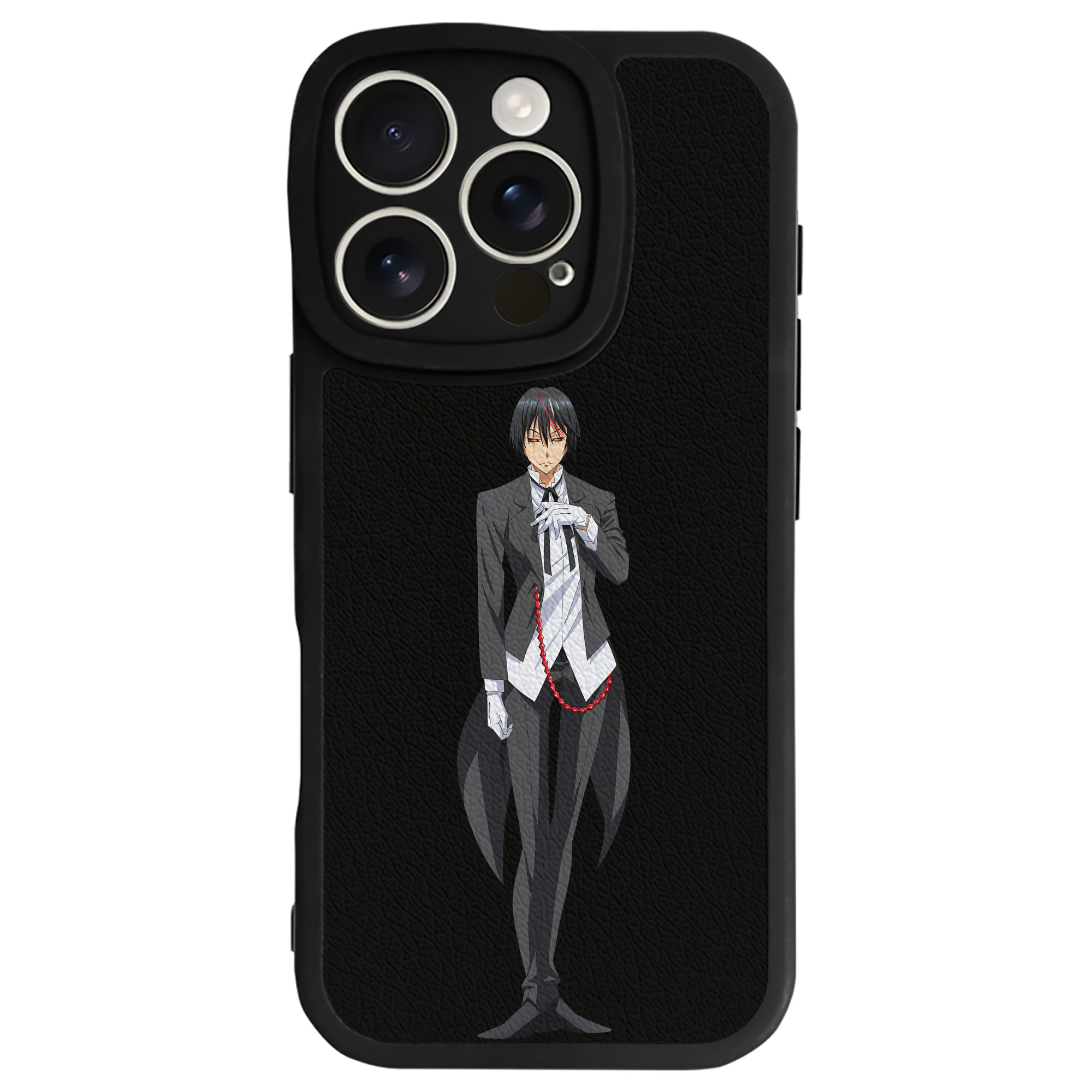 （画像用） 転スラ Regarding Reincarnated to Slime 【iPhone 16シリーズ対応】シリコンスマホケース（レザー調） 材質：シリコン